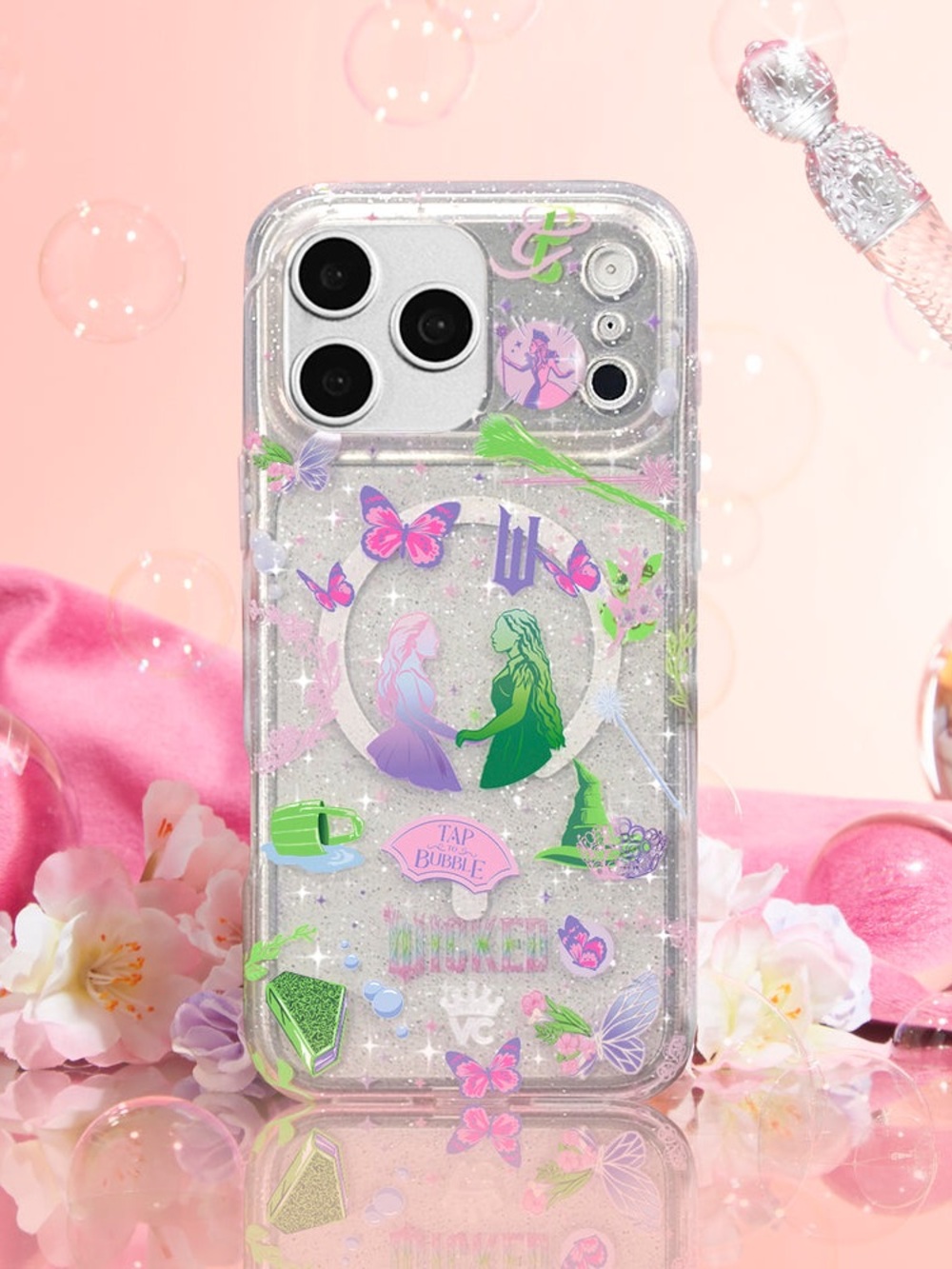 Velvet Caviar Wicked Glinda & Elphaba Phone Case, MagGrip and Mag wallet set